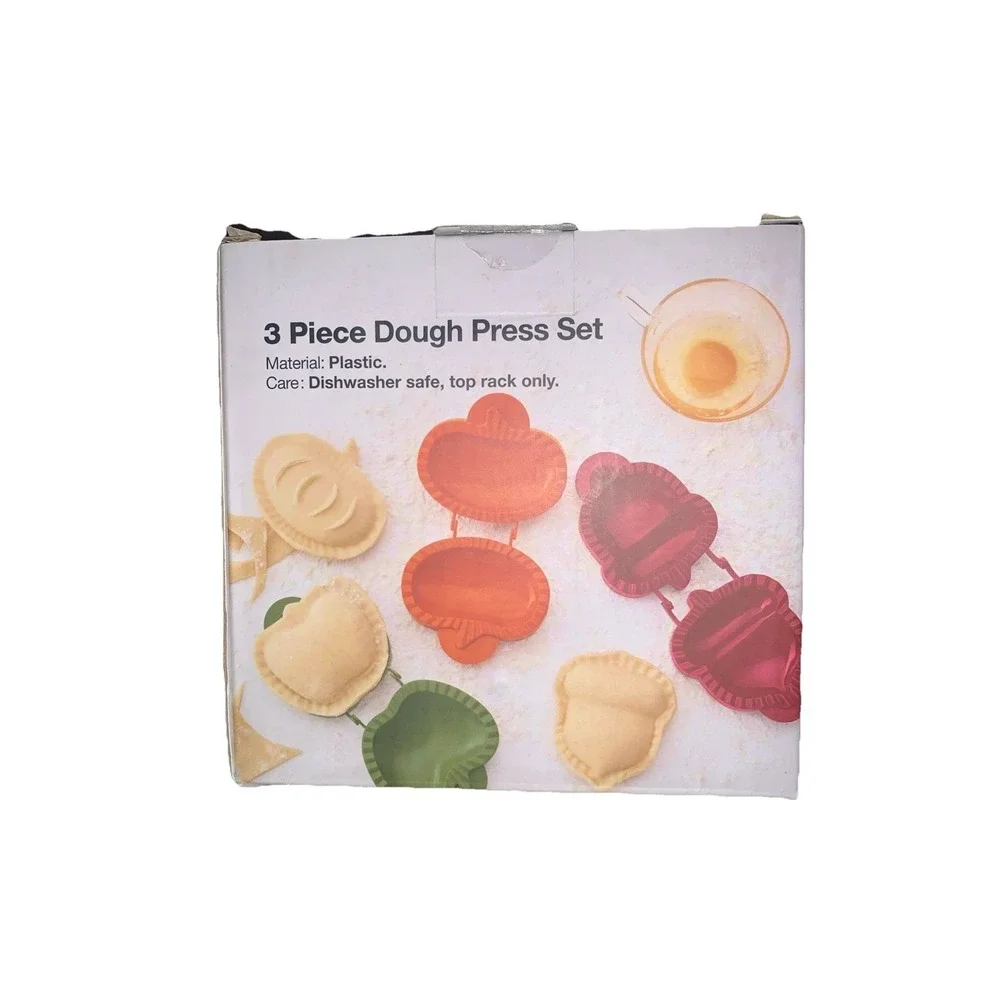 THE CELLAR Harvest Fall 3-PC Mini Pie Dough Press‎ Set Empanada Maker